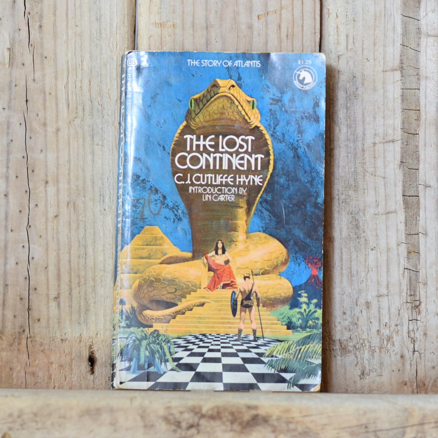 Vintage Fantasy Paperback: CJ Cutliffe Hyne - The Lost Continent FIRST PRINTING