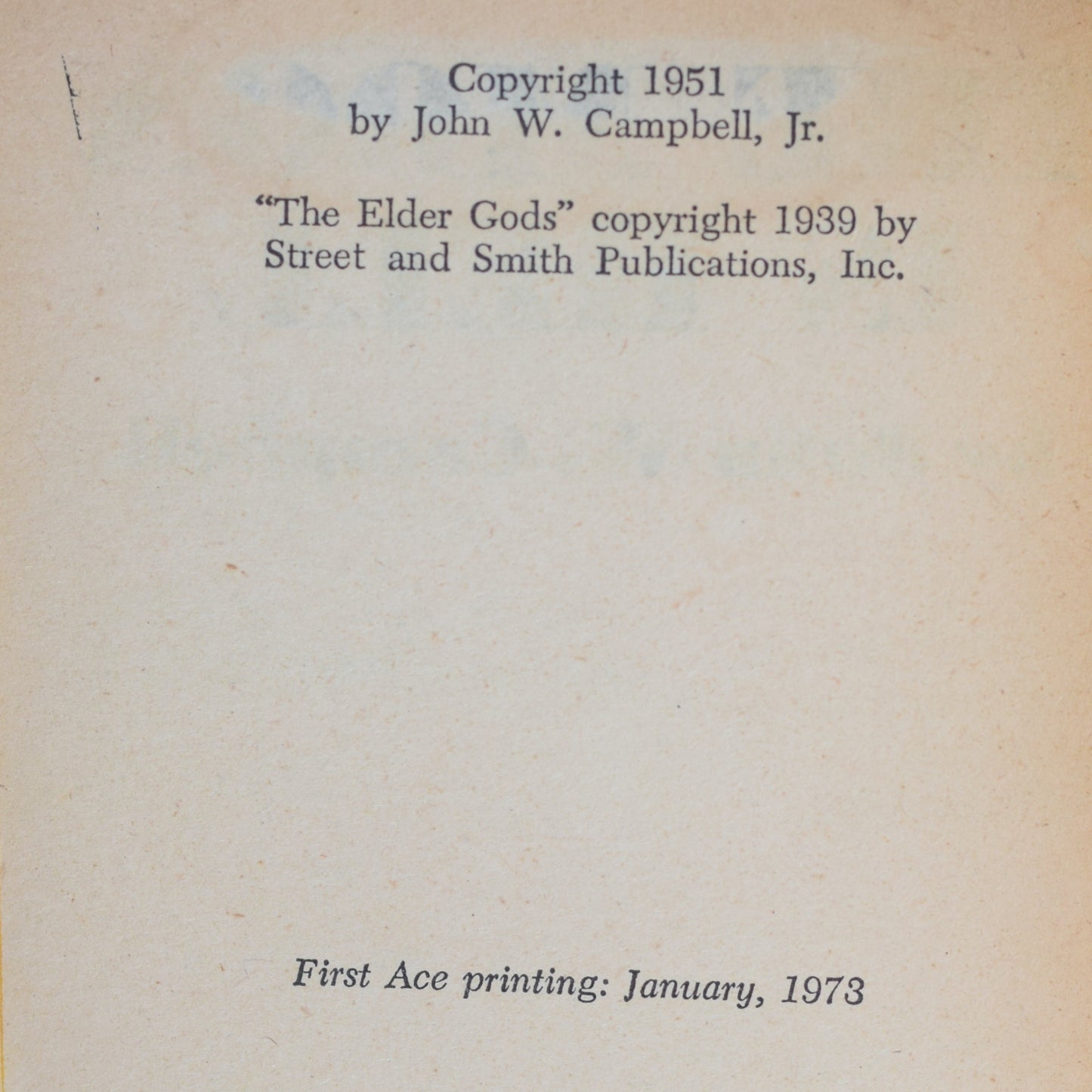 Vintage Sci-fi Paperback: John W Campbell - The Moon is Hell FIRST PRINTING