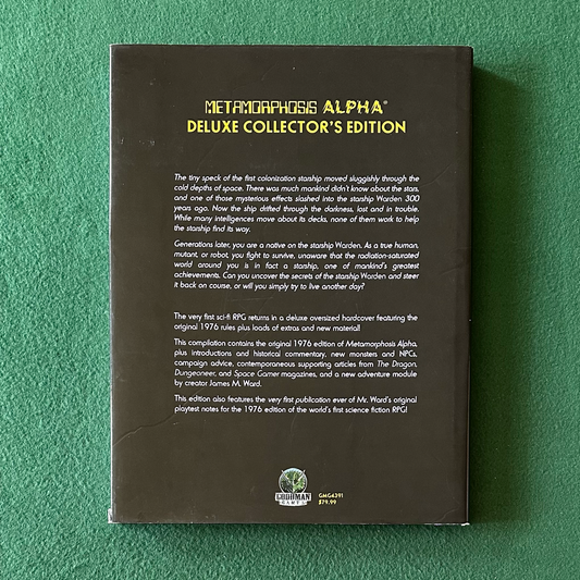 TTRPG Core Book: James M Ward - Metamorphosis Alpha Deluxe Collector's Edition