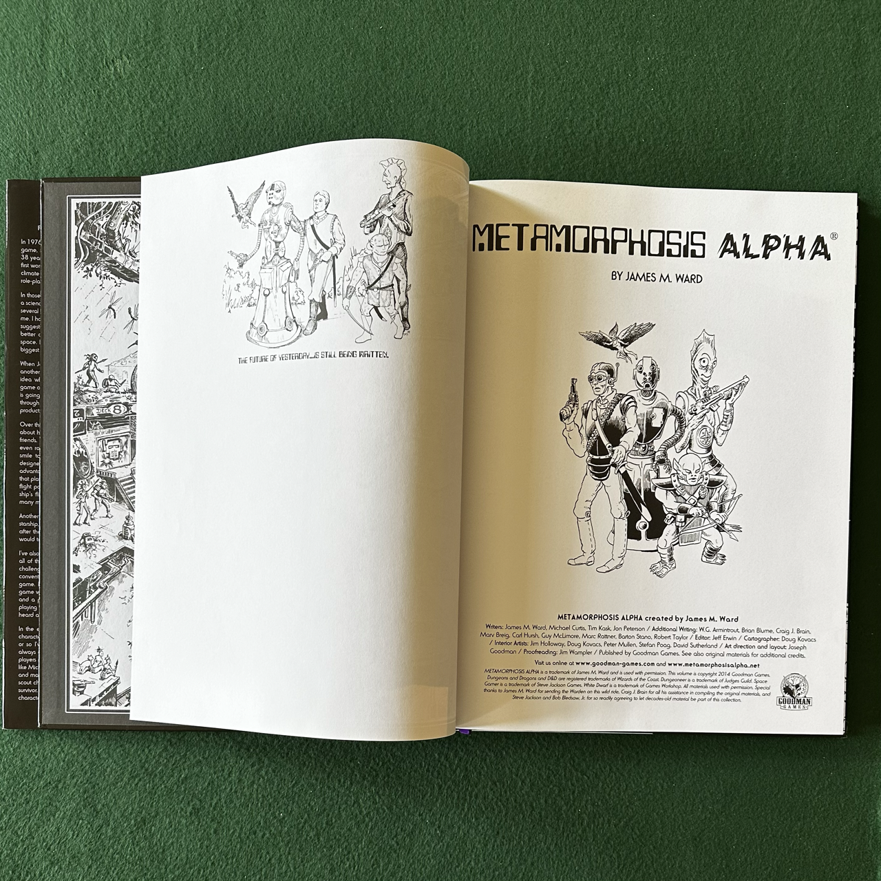 TTRPG Core Book: James M Ward - Metamorphosis Alpha Deluxe Collector's Edition