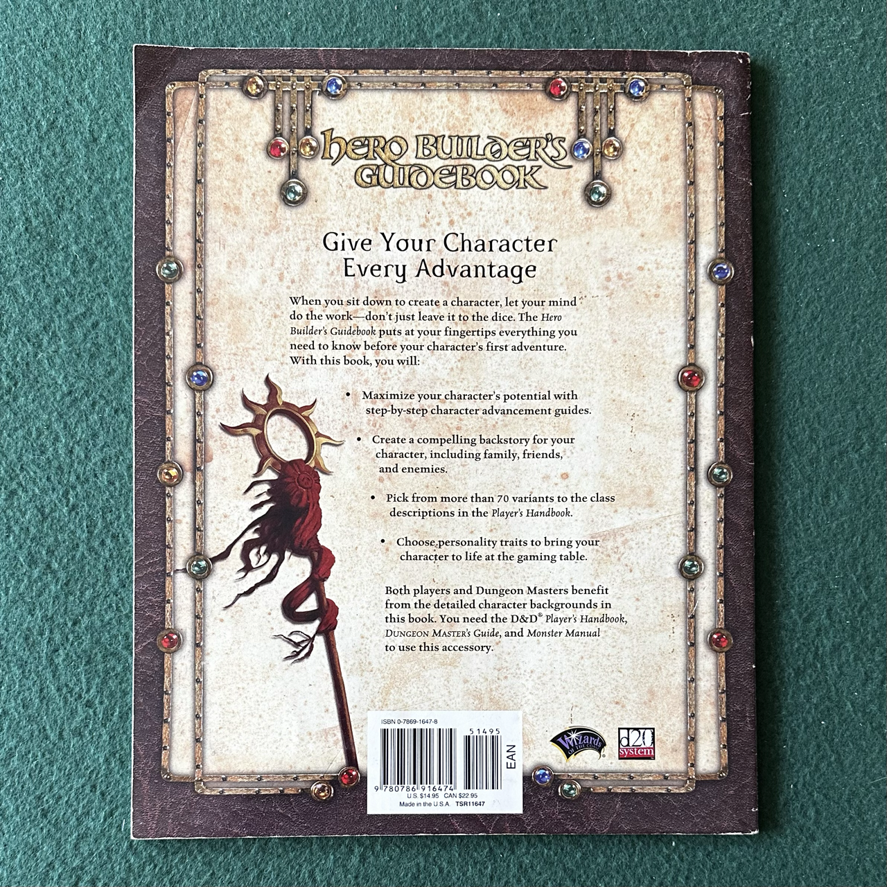 Vintage Dungeons & Dragons 3.5e Accessory: Hero Builder's Guidebook