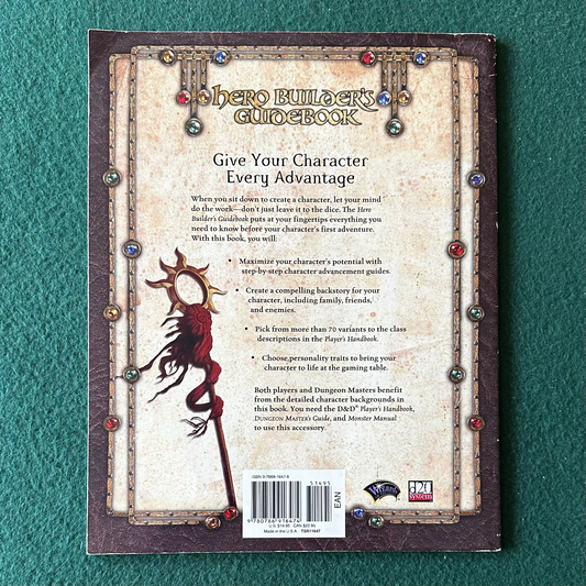 Vintage Dungeons & Dragons 3.5e Accessory: Hero Builder's Guidebook