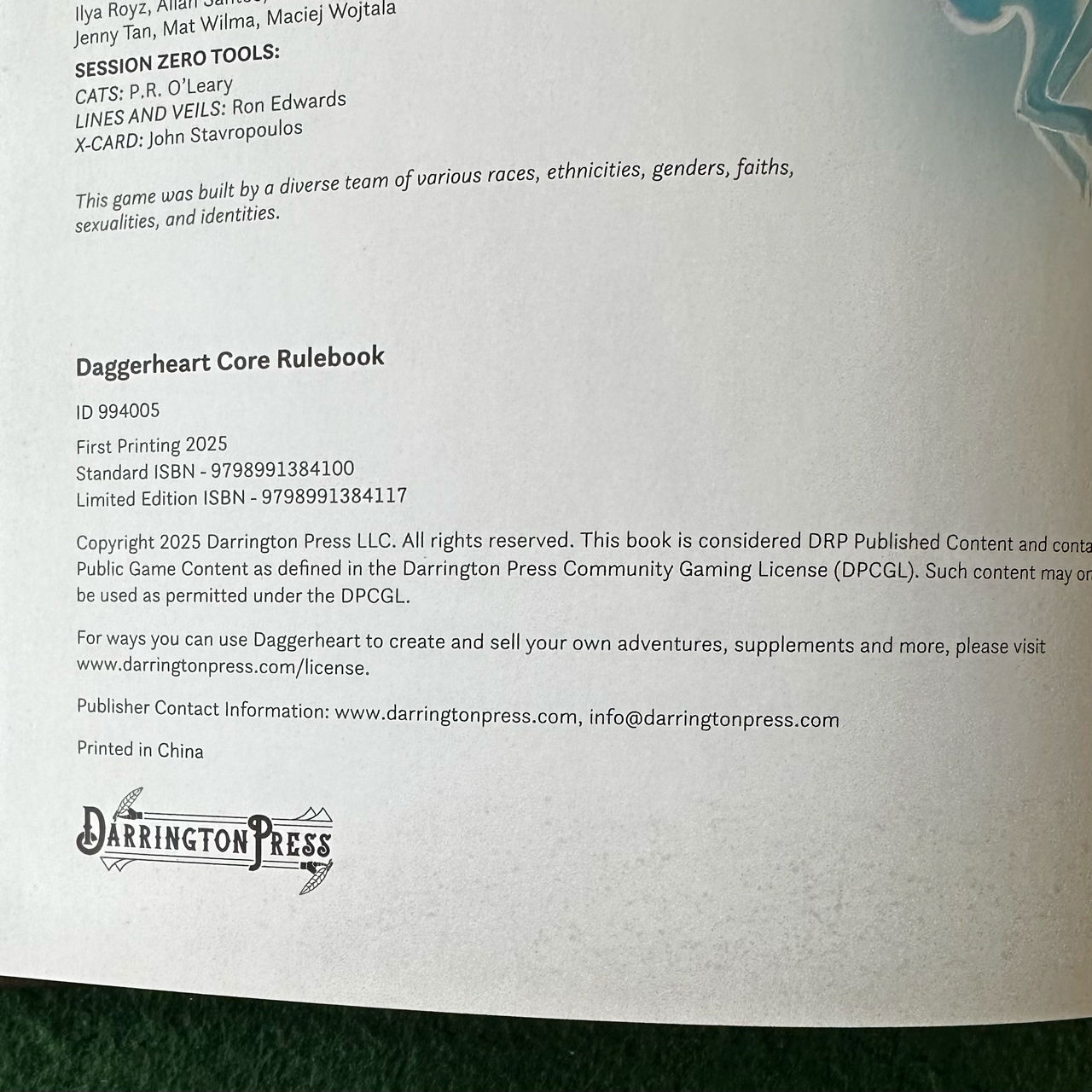 TTRPG Core Set: Daggerheart Core Rules and Card Set