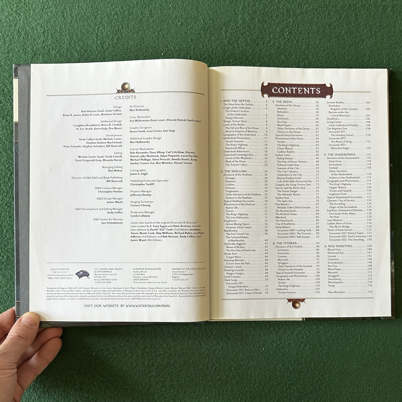 Dungeons & Dragons 3.5e Accessory: Underdark FIRST PRINTING