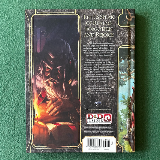 Dungeons & Dragons Accessory: Ed Greenwood Presents Elminster's Forgotten Realms FIRST PRINTING