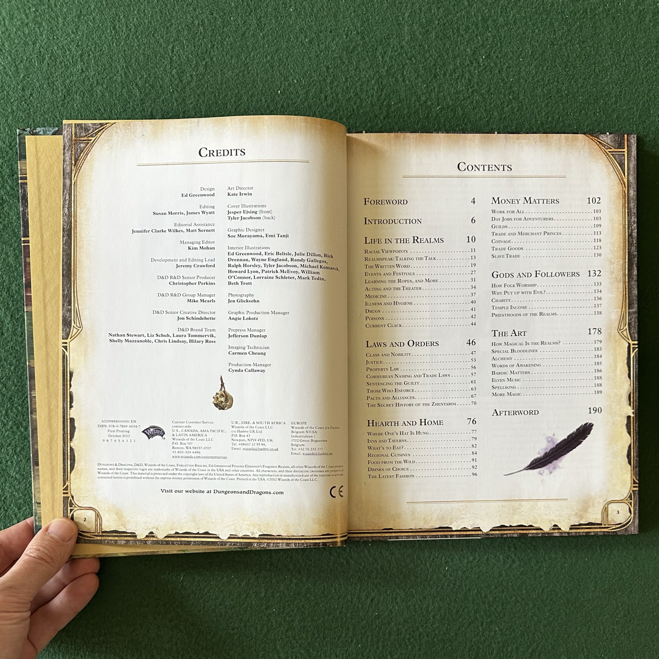 Dungeons & Dragons Accessory: Ed Greenwood Presents Elminster's Forgotten Realms FIRST PRINTING