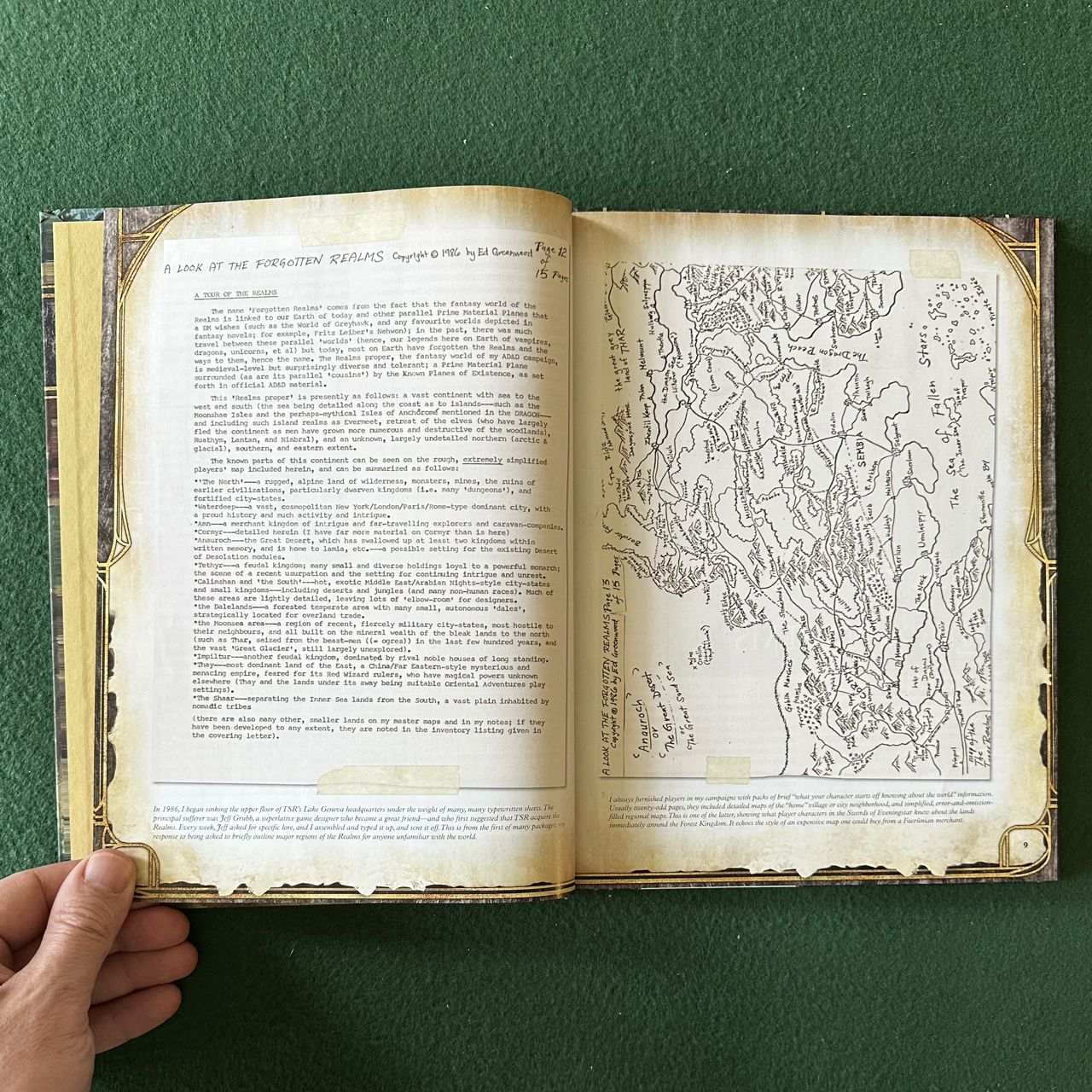 Dungeons & Dragons Accessory: Ed Greenwood Presents Elminster's Forgotten Realms FIRST PRINTING