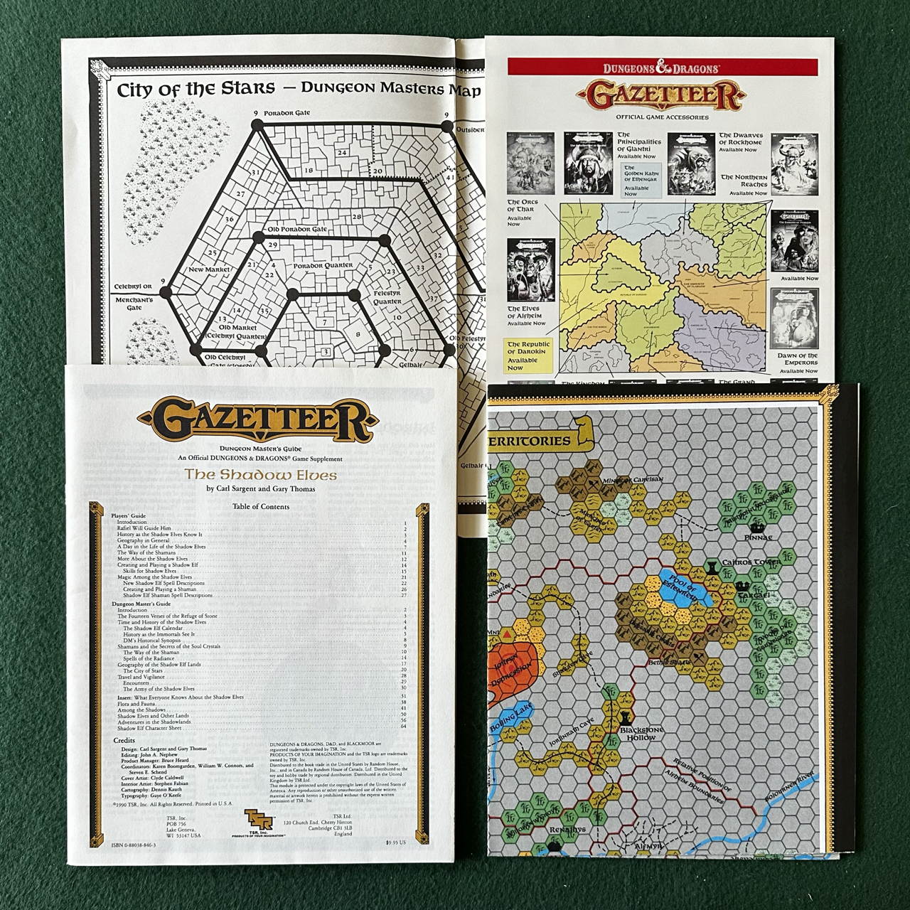 Vintage Dungeons & Dragons Accessory: Gazetteer: The Shadow Elves