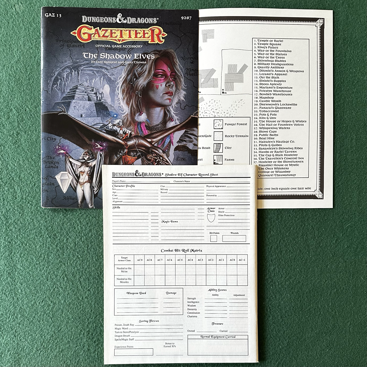 Vintage Dungeons & Dragons Accessory: Gazetteer: The Shadow Elves