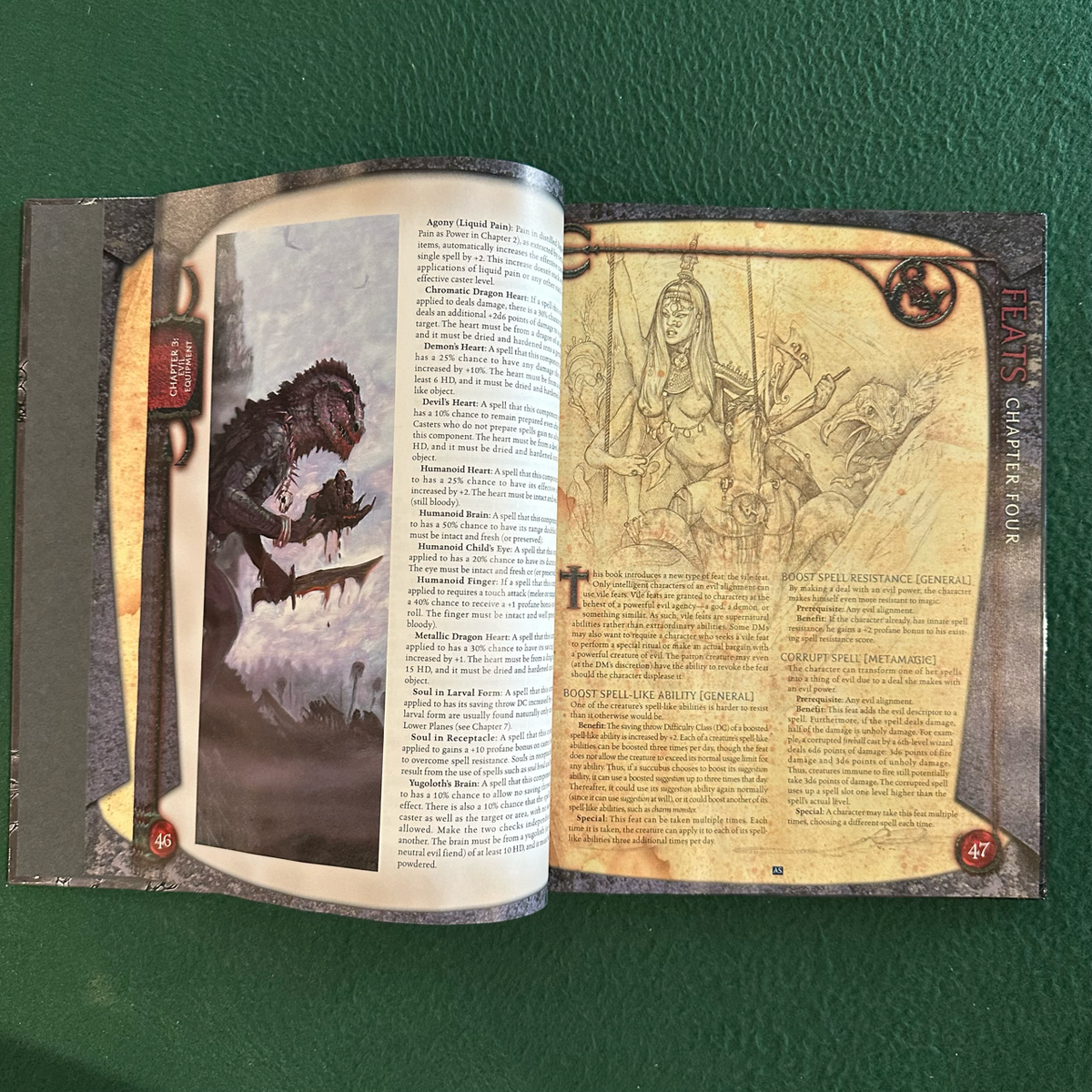 Vintage Dungeons & Dragons 3.5e Accessory: Book of Vile Darkness FIRST PRINTING