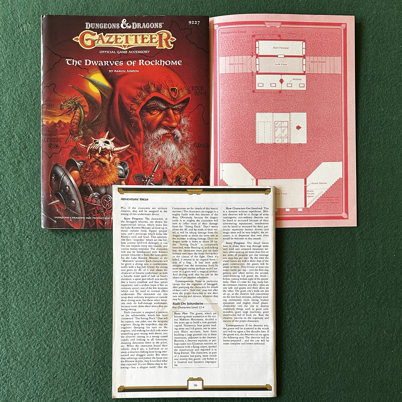 Vintage Dungeons & Dragons Accessory: Gazetteer: The Dwarves of Rockhome