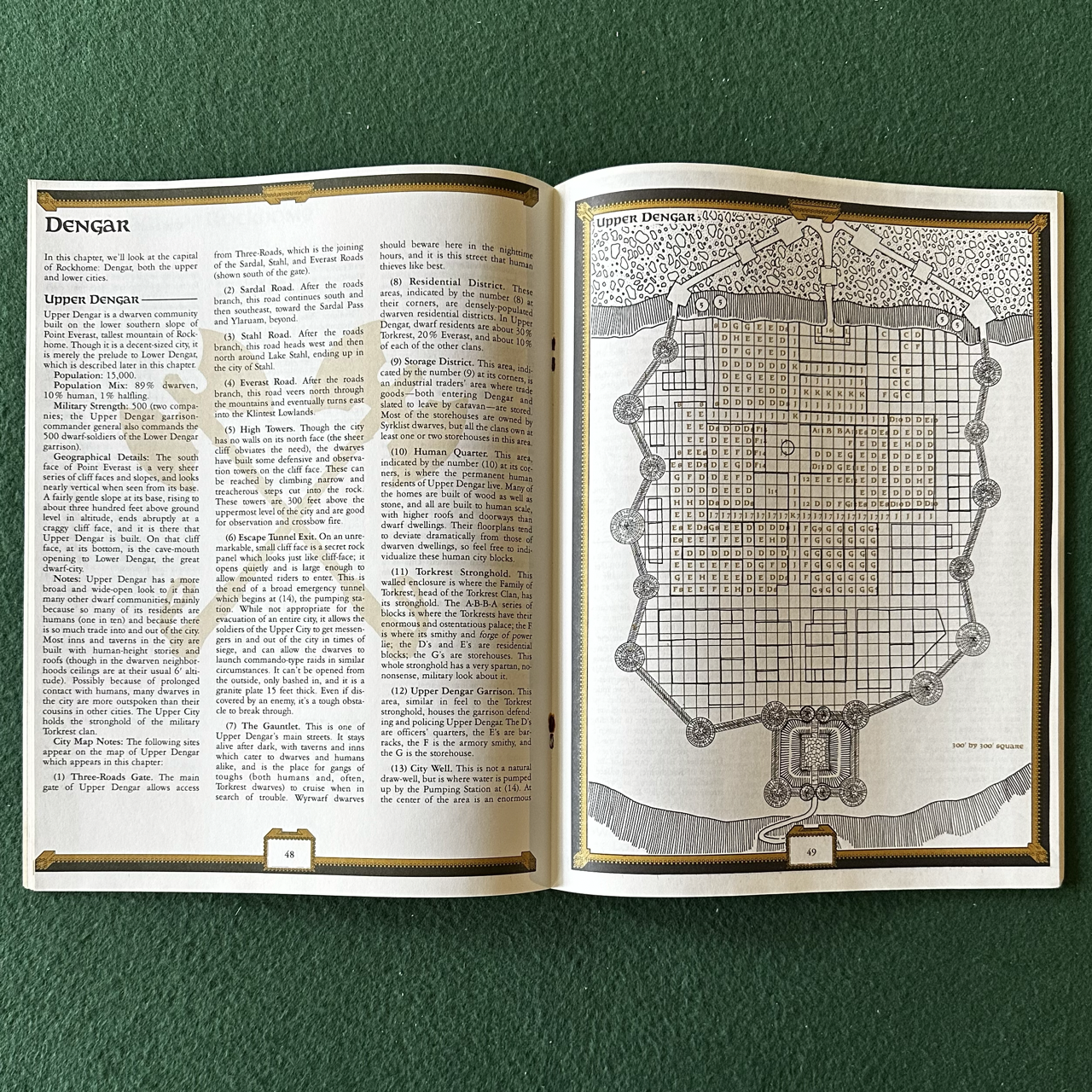 Vintage Dungeons & Dragons Accessory: Gazetteer: The Dwarves of Rockhome