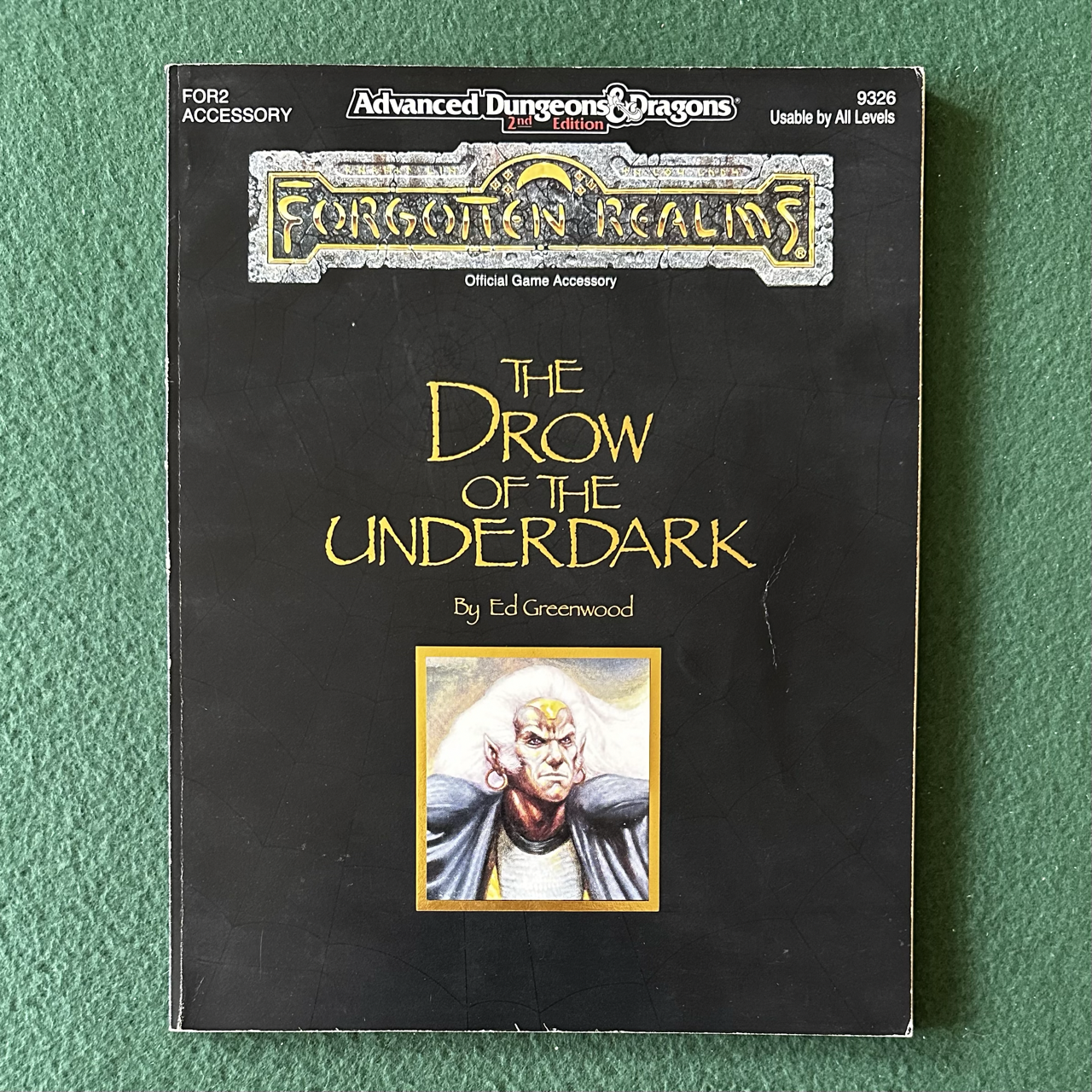Vintage Dungeons & Dragons 2e Accessory: Forgotten Realms: The Drow of the Underdark