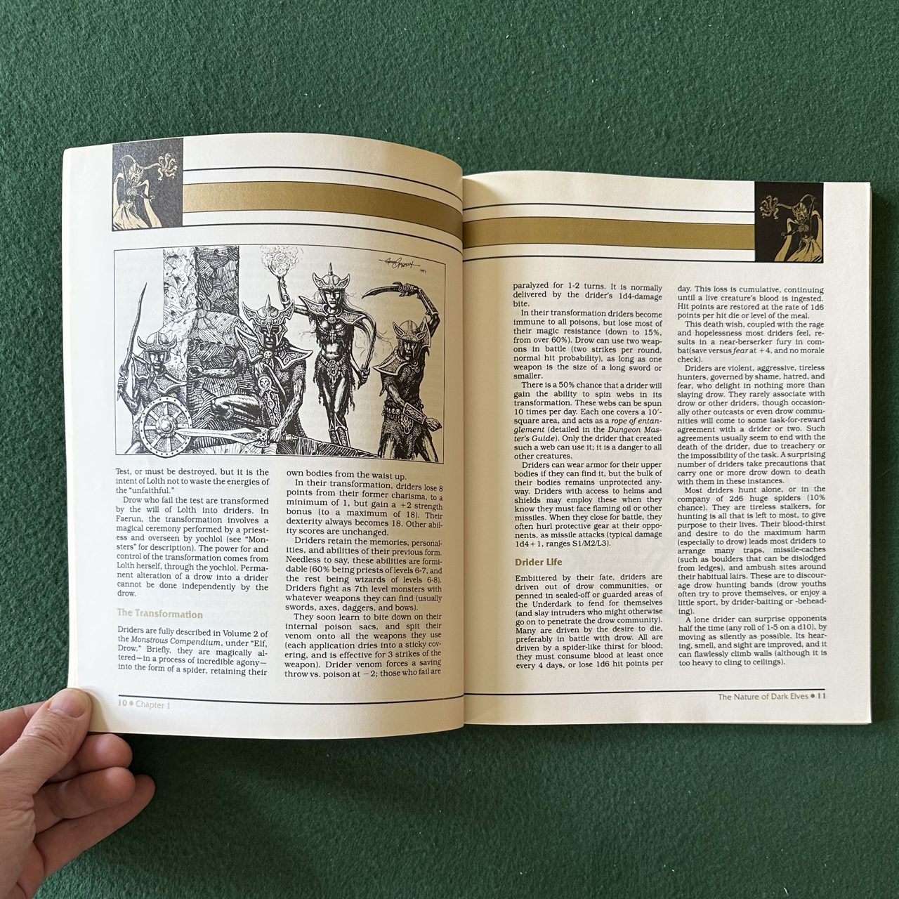 Vintage Dungeons & Dragons 2e Accessory: Forgotten Realms: The Drow of the Underdark