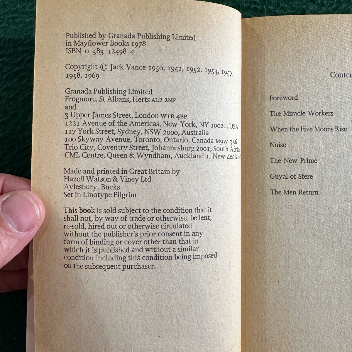 Vintage Sci-Fi Paperback: Jack Vance - Phantasms and Magics