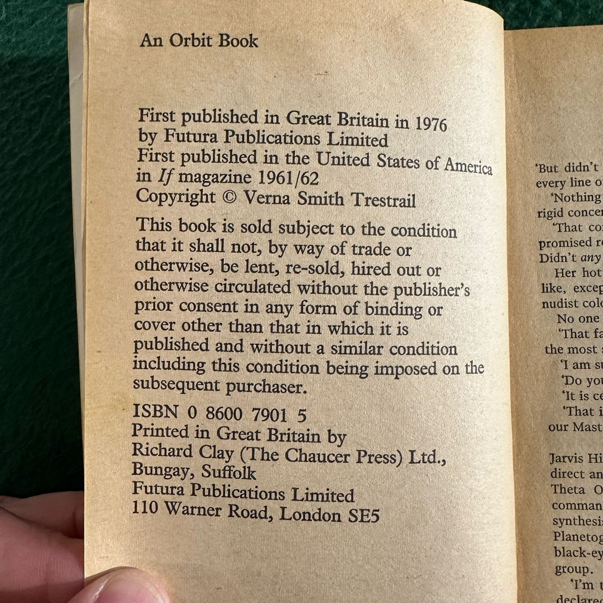 Vintage Sci-Fi Paperback: E E 'Doc' Smith - Masters of Space