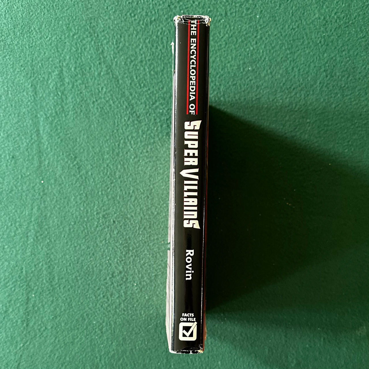 Vintage Non-Fiction Hardback: Jeff Rovin - The Encyclopedia of Super Villains FIRST EDITION