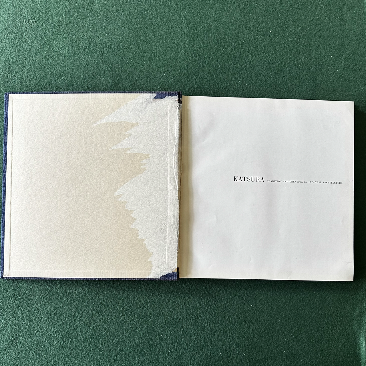 Vintage Art Hardback: Gropius, Tange and Ishimoto - Katsura - Tradition and Creation in Japanese Architecture FIRST EDITION