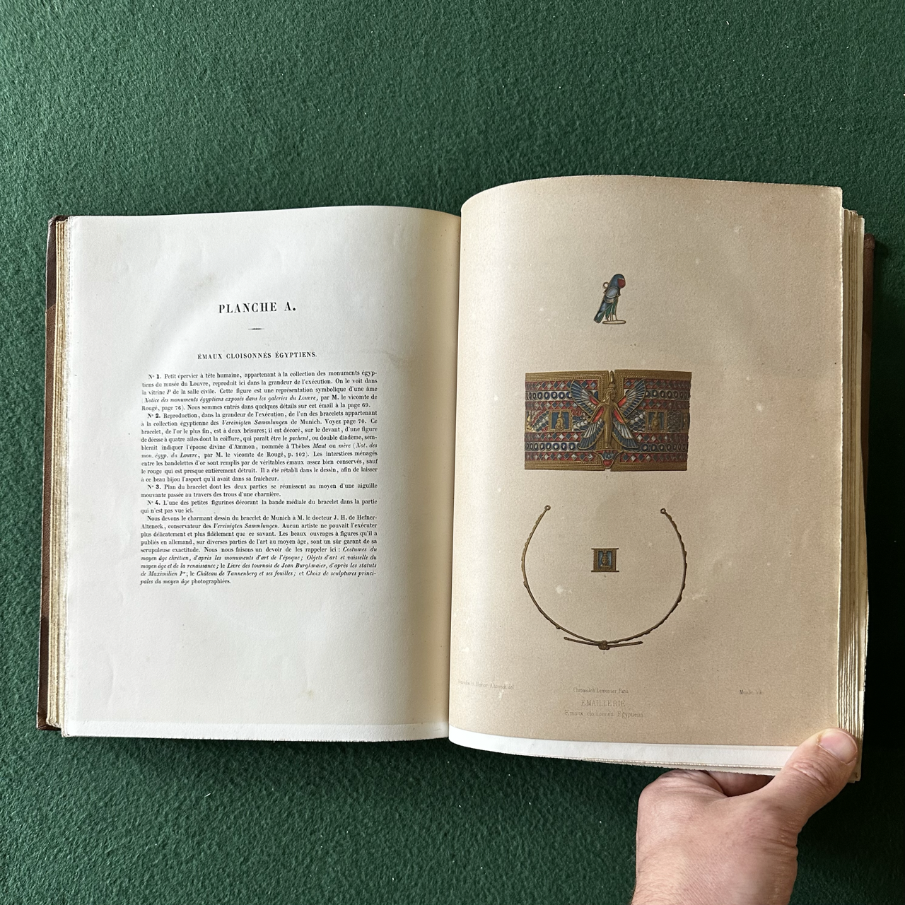 Antique Art Hardback: Jules Lebarte - Recherches sur la Peinture en Email dans L'antiquite et au Moyen Age 1856