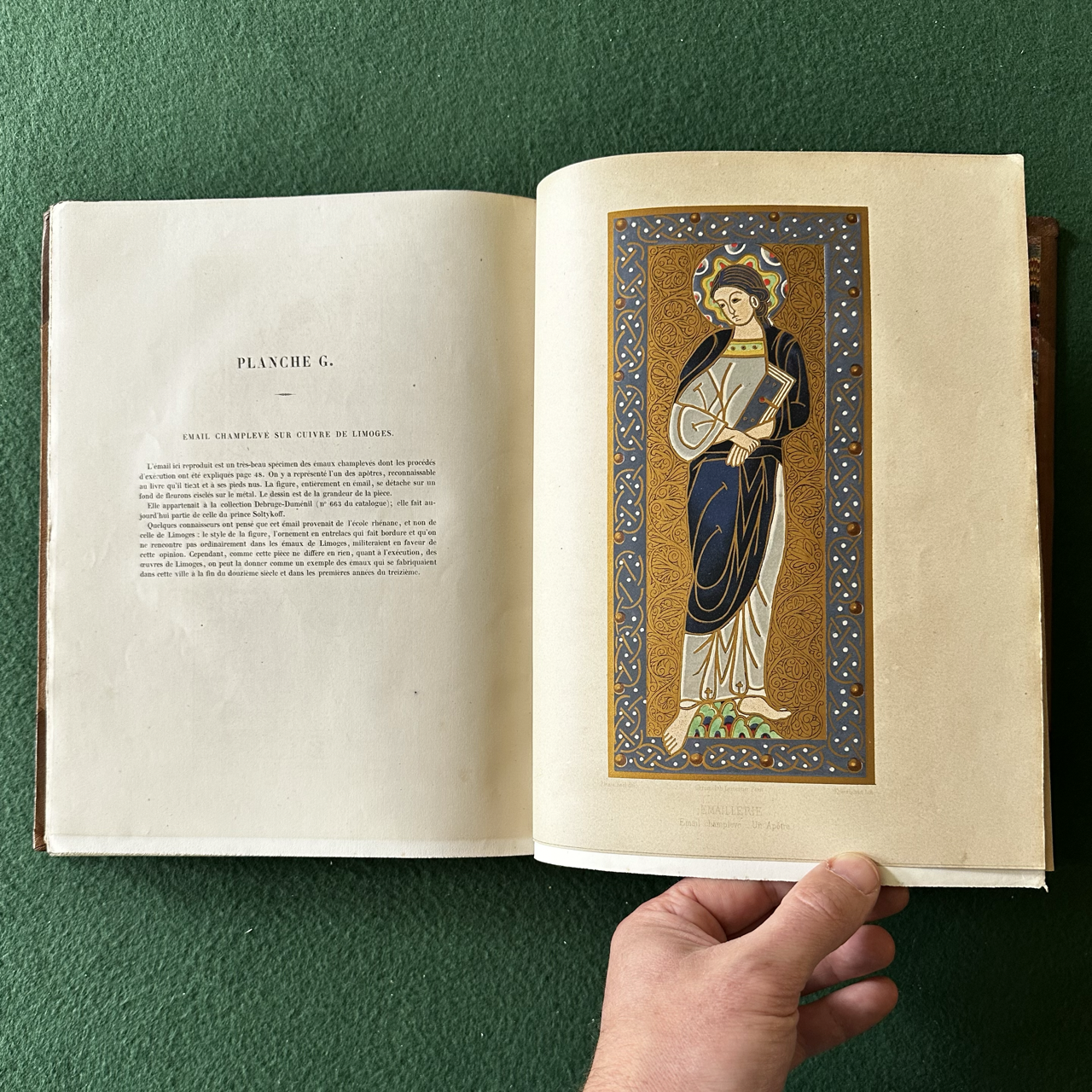 Antique Art Hardback: Jules Lebarte - Recherches sur la Peinture en Email dans L'antiquite et au Moyen Age 1856