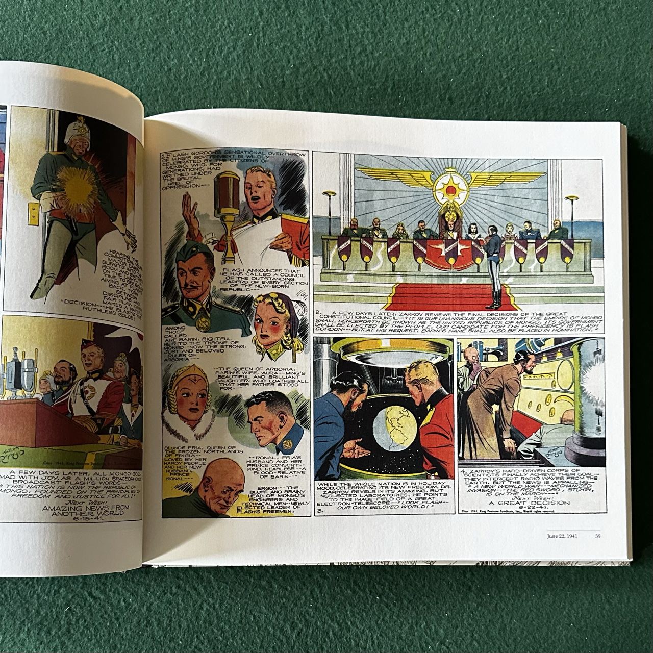 Graphic Novel Hardback: Alex Raymond - Flash Gordon: The Fall of Ming FIRST EDITION