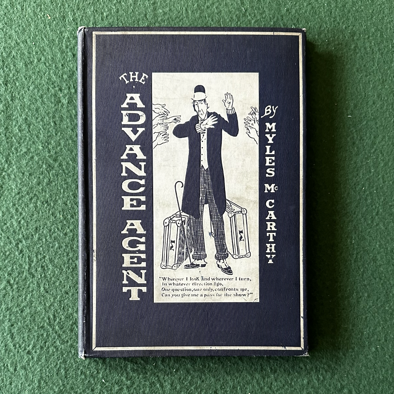 Vintage Fiction Hardback: Miles McCarthy - The Advance Agent