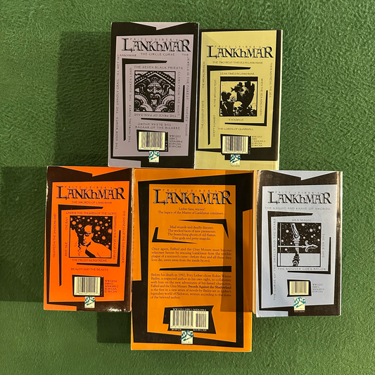 Vintage Fantasy Paperbacks: Fritz Leiber - Adventures of Fafhrd and The Gray Mouser Vols 1-4 with Swords Against the Shadowland, Mignola Covers