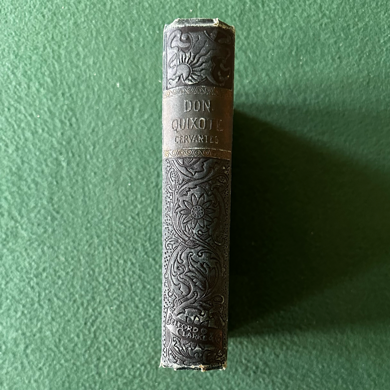 Antique Fiction Hardback: Miguel de Cervantes - Adventures of Don Quixote de la Mancha 1888