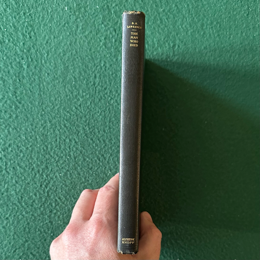 Vintage Fiction Hardback: D H Lawrence - The Man Who Died FIRST EDITION