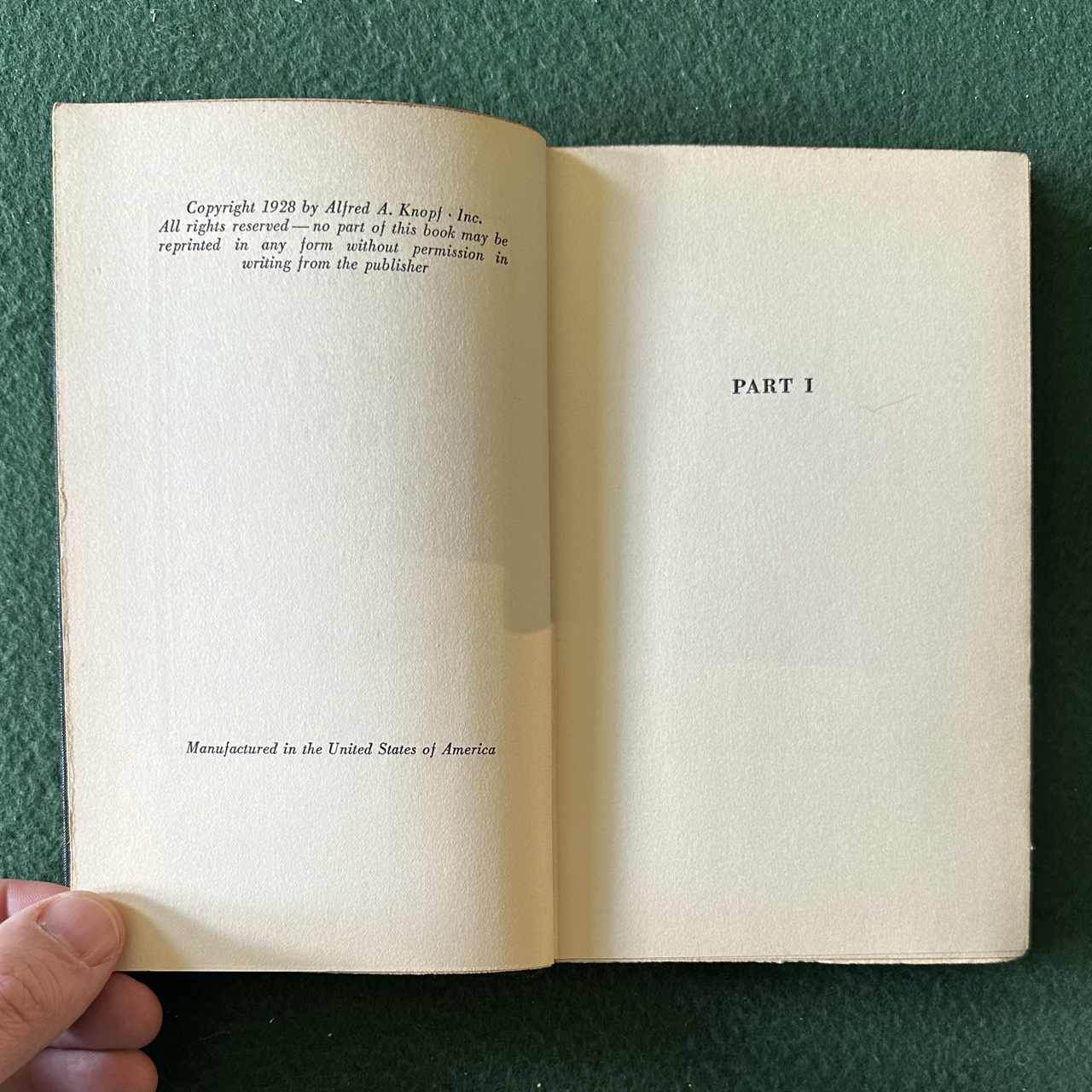 Vintage Fiction Hardback: D H Lawrence - The Man Who Died FIRST EDITION