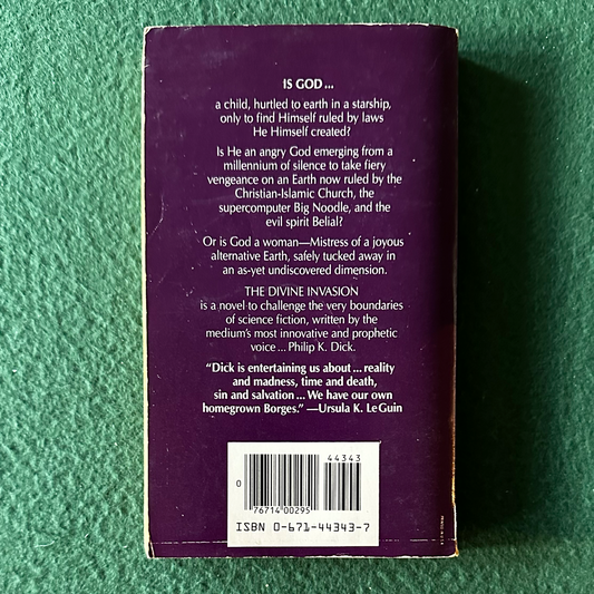Vintage Sci-Fi Paperback: Philip K Dick - The Divine Invasion FIRST PRINTING