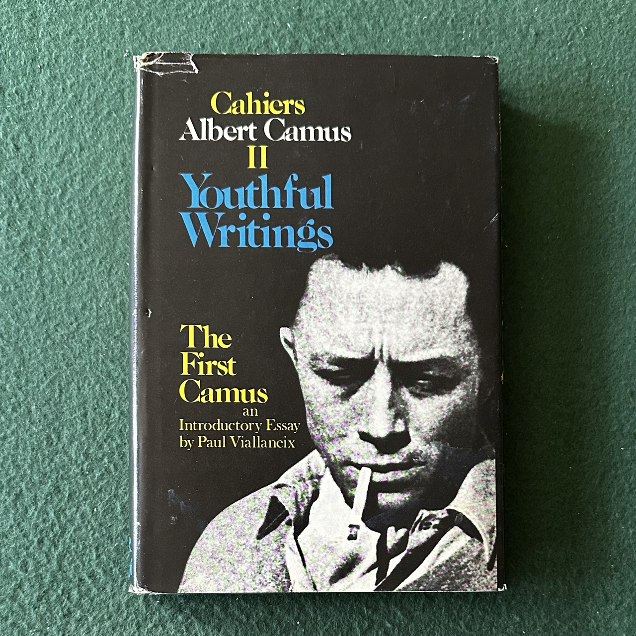 Vintage Fiction Hardback: Albert Camus - Cahiers II: Youthful Writings BCE