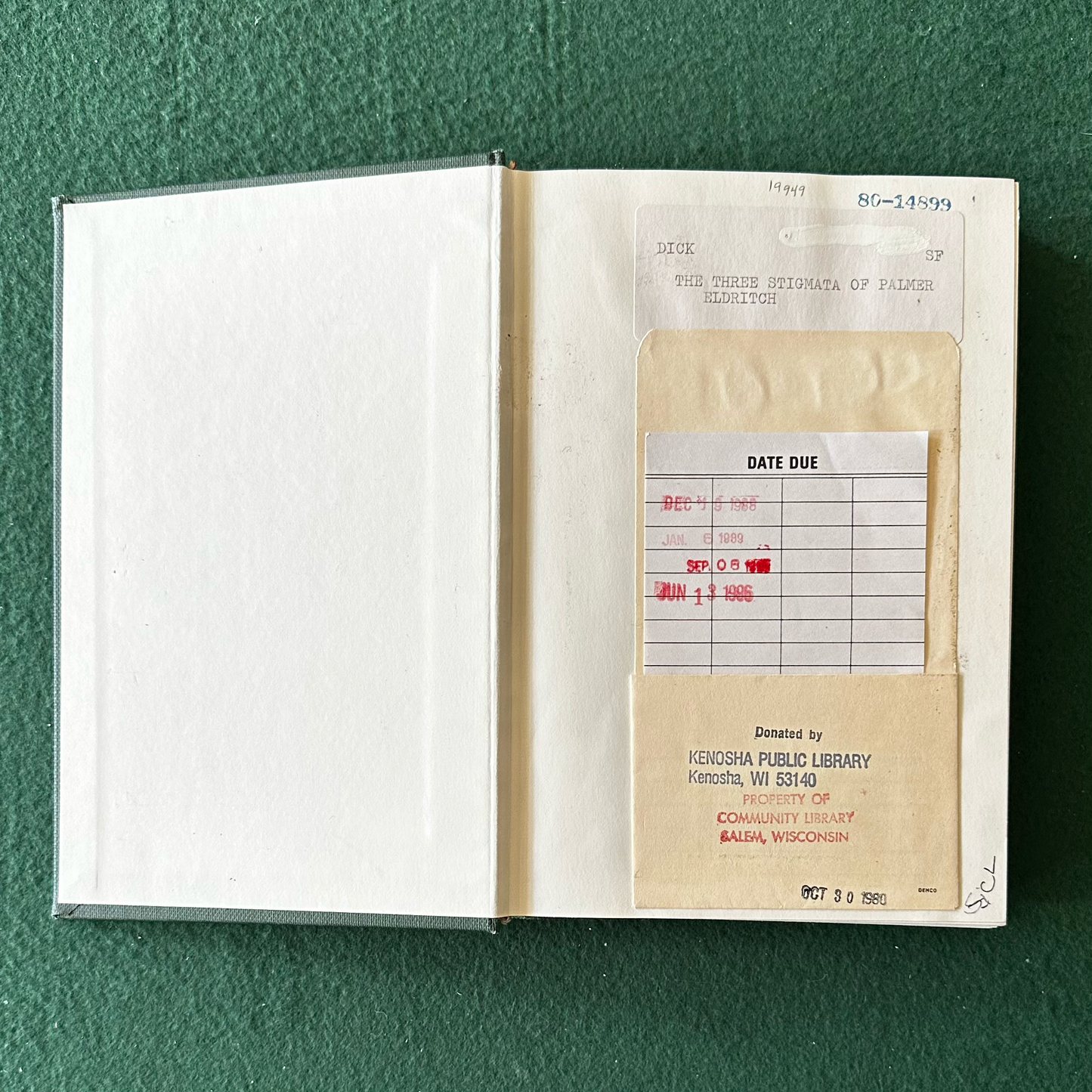 Vintage Sci-Fi Hardback: Philip K Dick - The Three Stigmata of Palmer Eldritch FIRST PRINTING