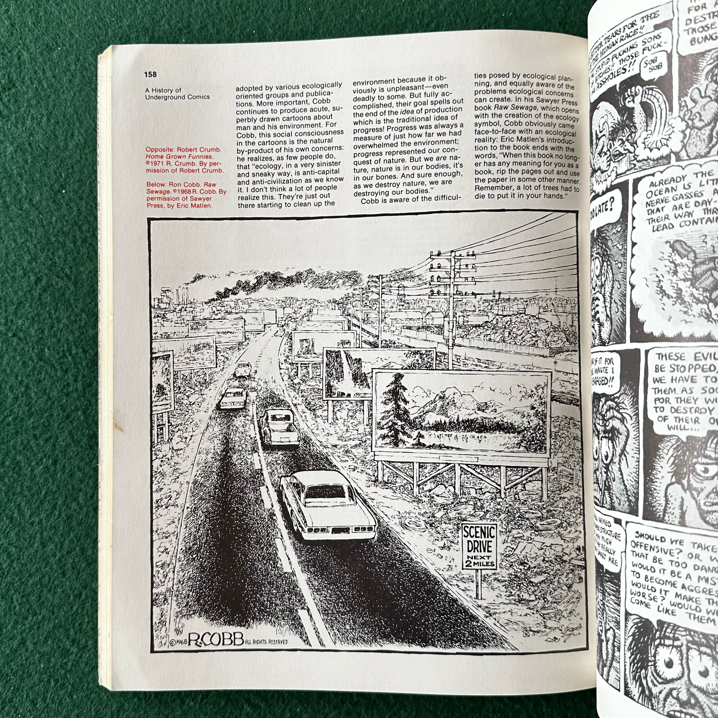 Vintage Non-Fiction Paperback: Mark James Estren - A History of Underground Comics