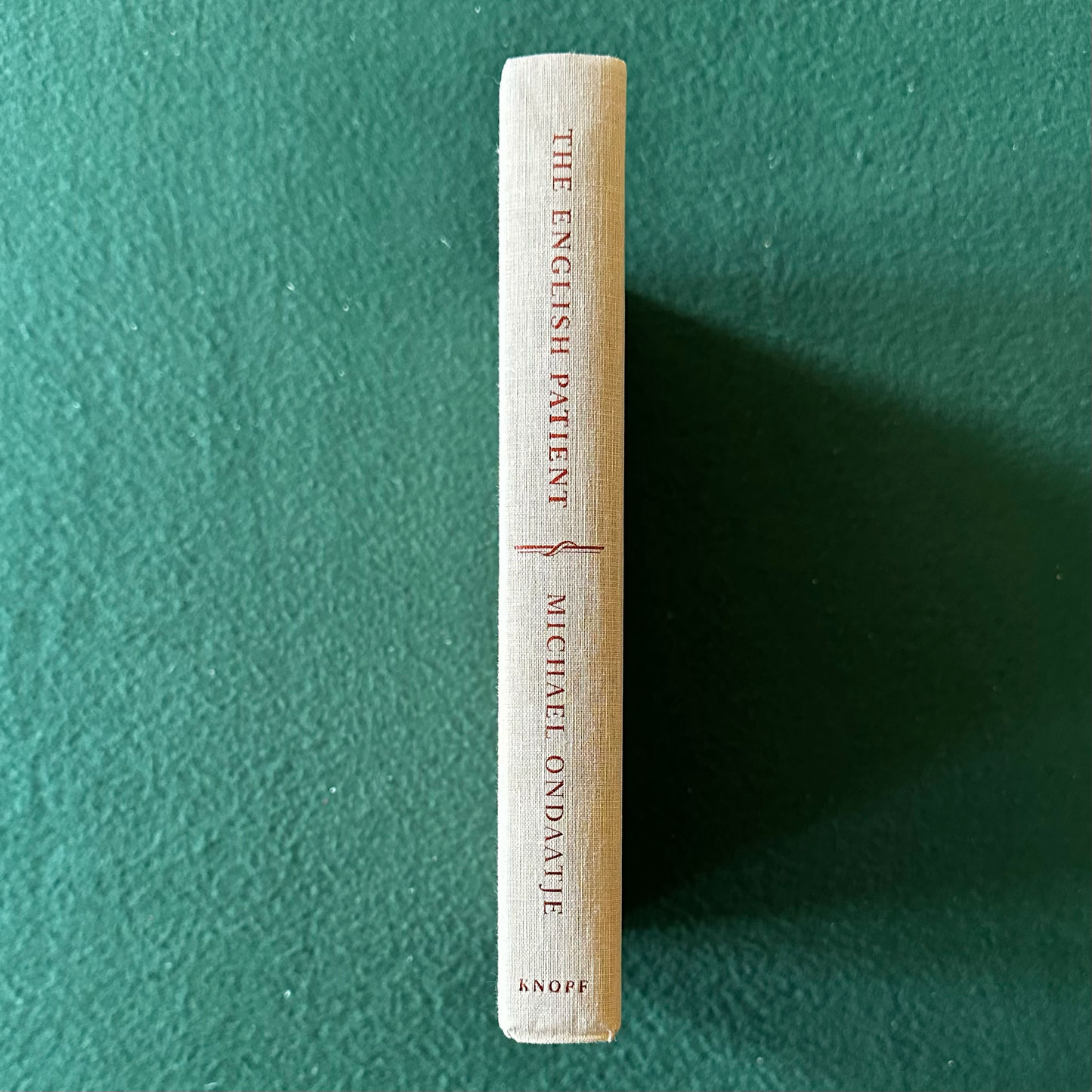 Vintage Fiction Hardback: Michael Ondaatje - The English Patient FIRST EDITION