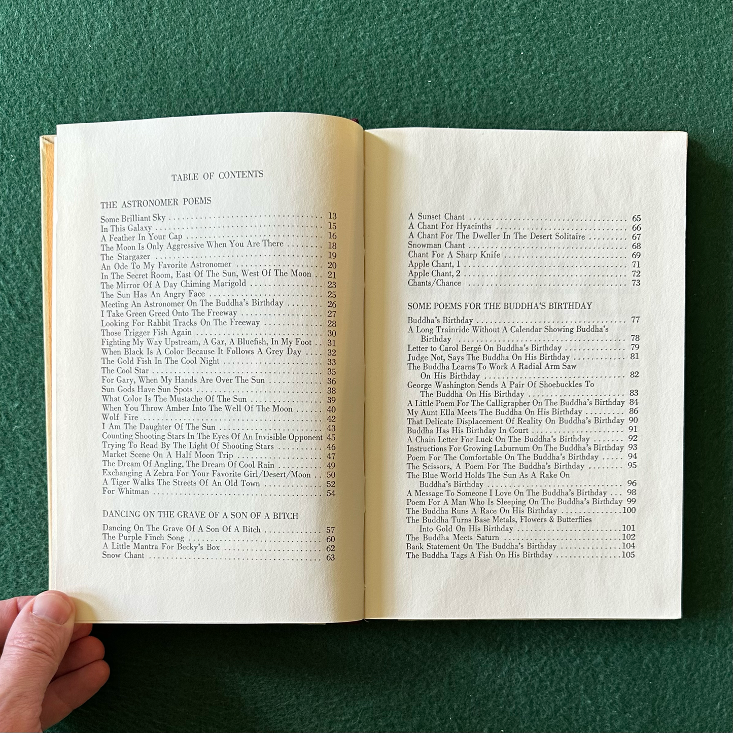 Vintage Poetry Hardback: Diane Wakoski - Dancing on the Grave of a Son Of A Bitch