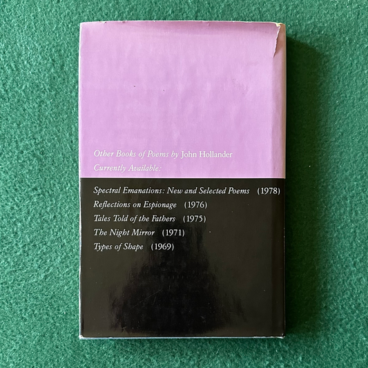 Vintage Poetry Hardback: John Hollander - Powers of Thirteen FIRST EDITION