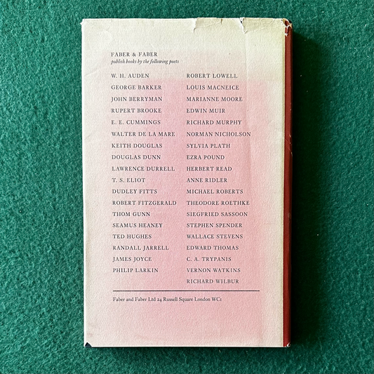 Vintage Poetry Hardback: Douglas Dunn - Terry Street FIRST EDITION