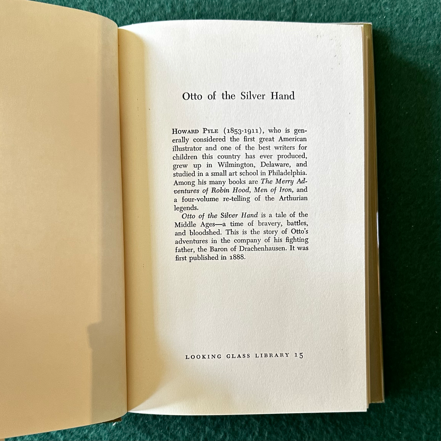 Vintage Fiction Hardback: Howard Pyle - Otto of the Silver Hand