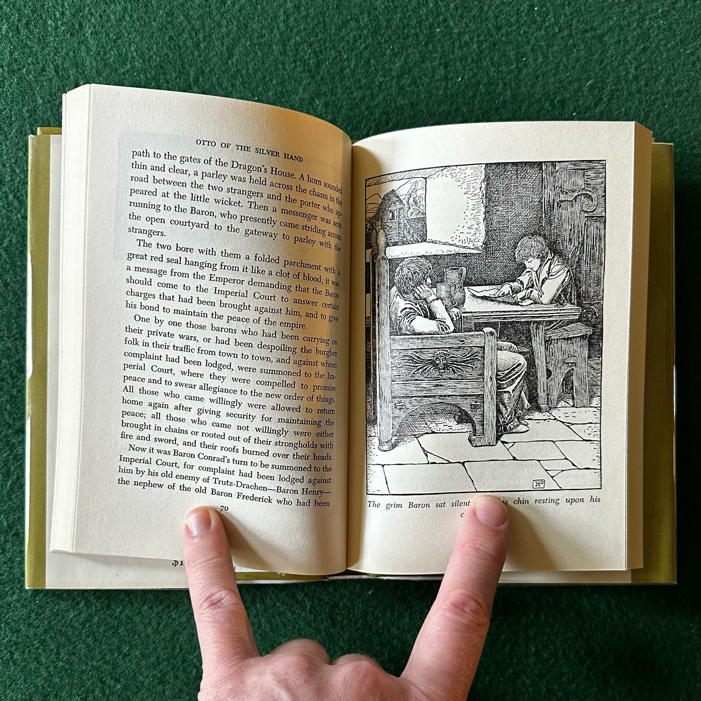 Vintage Fiction Hardback: Howard Pyle - Otto of the Silver Hand
