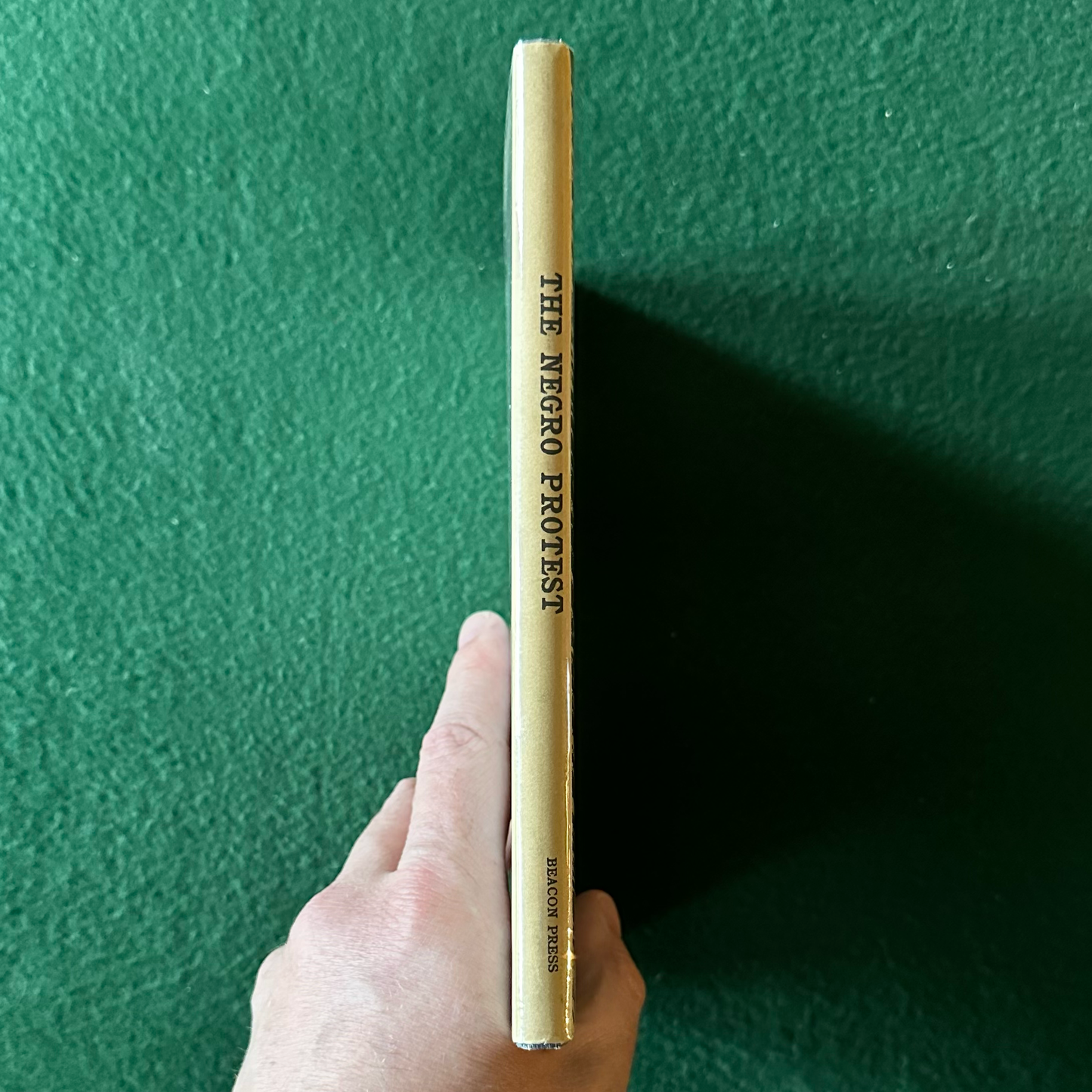 Vintage Non-Fiction Hardback: Kenneth B Clark - The Negro Protest, featuring James Baldwin, Malcolm X and Martin Luther King