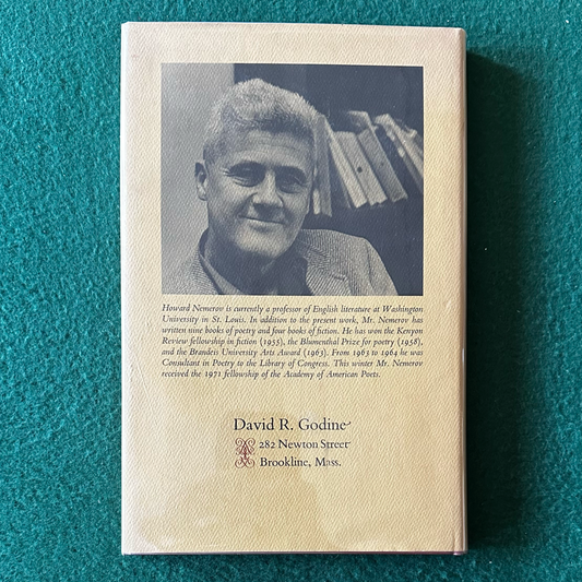 Vintage Poetry Hardback: Howard Nemerov - Stories, Fables and Other Diversions FIRST EDITION