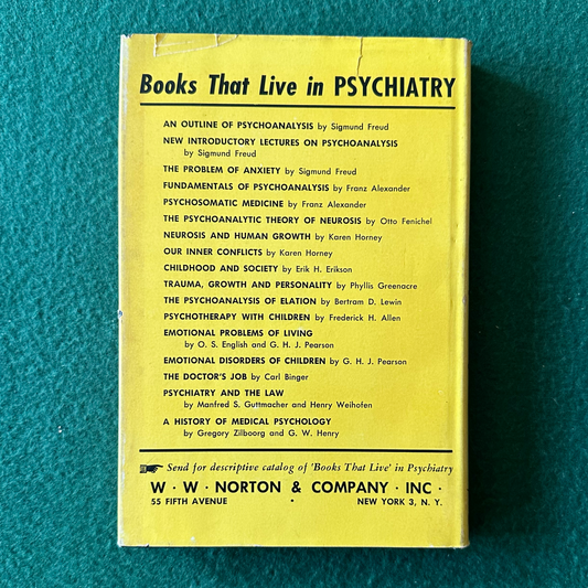 Vintage Non-Fiction Paperback: Sigmund Freud - An Outline of Psychoanalysis FIRST EDITION