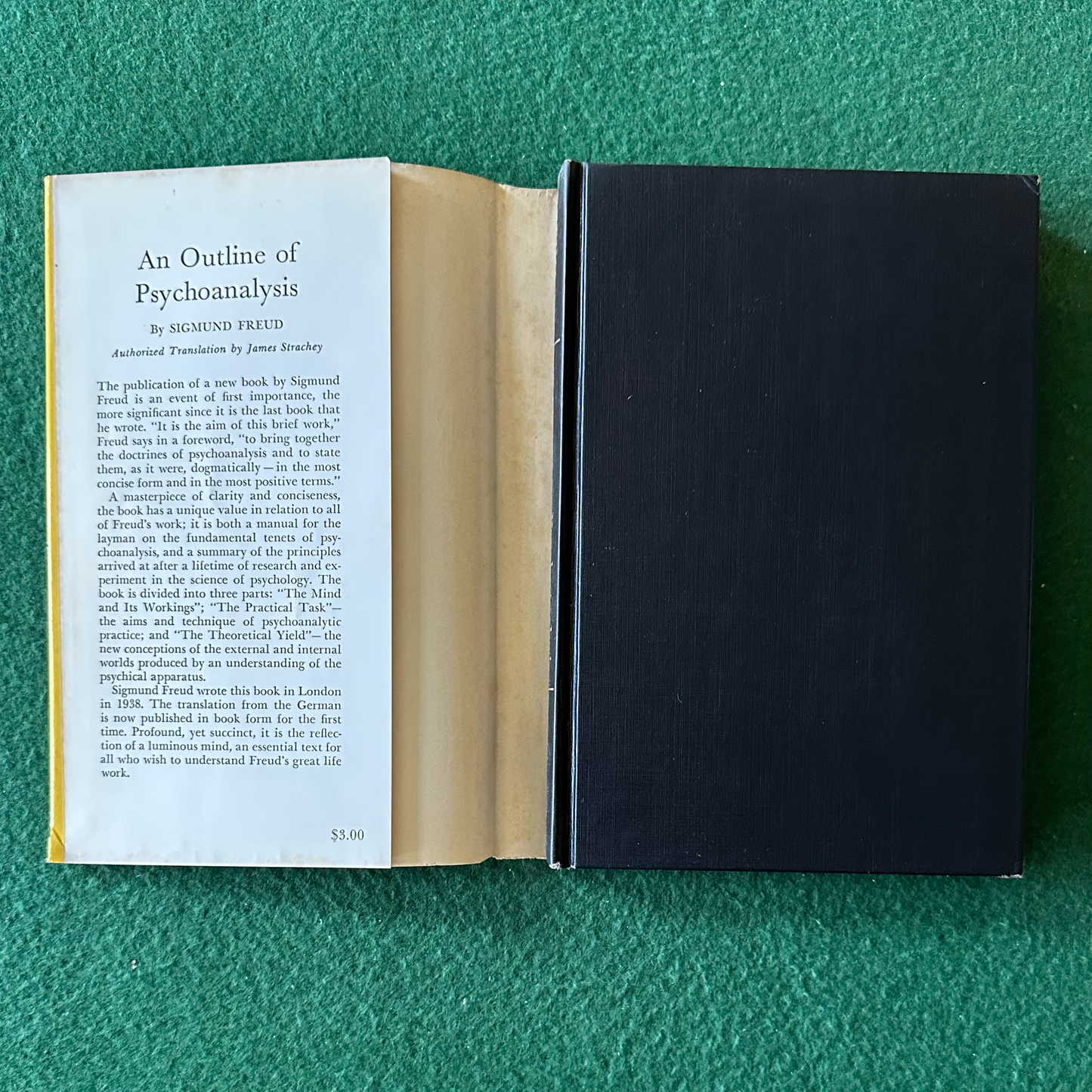 Vintage Non-Fiction Paperback: Sigmund Freud - An Outline of Psychoanalysis FIRST EDITION