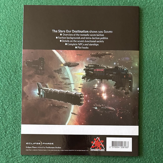 TTRPG Paperback: Eclipse Phase - The Stars Our Destination