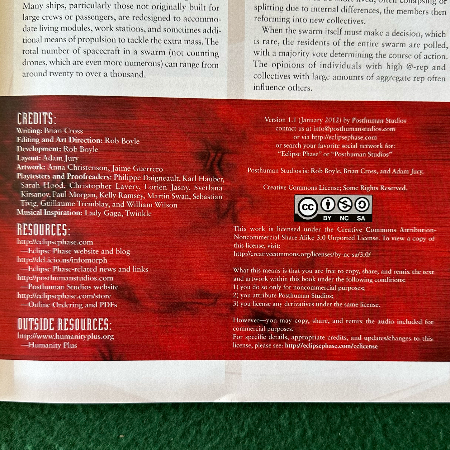 TTRPG Paperback: Eclipse Phase - The Stars Our Destination