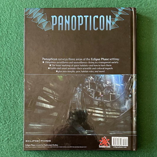 TTRPG Hardback: Eclipse Phase - Panopticon FIRST PRINTING