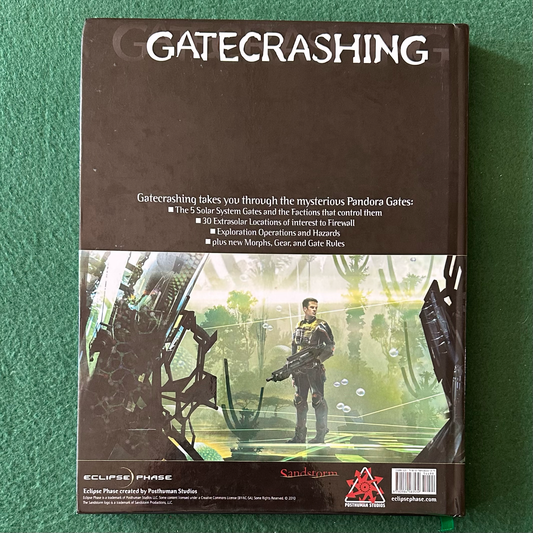 TTRPG Hardback: Eclipse Phase - Gatecrashing FIRST PRINTING