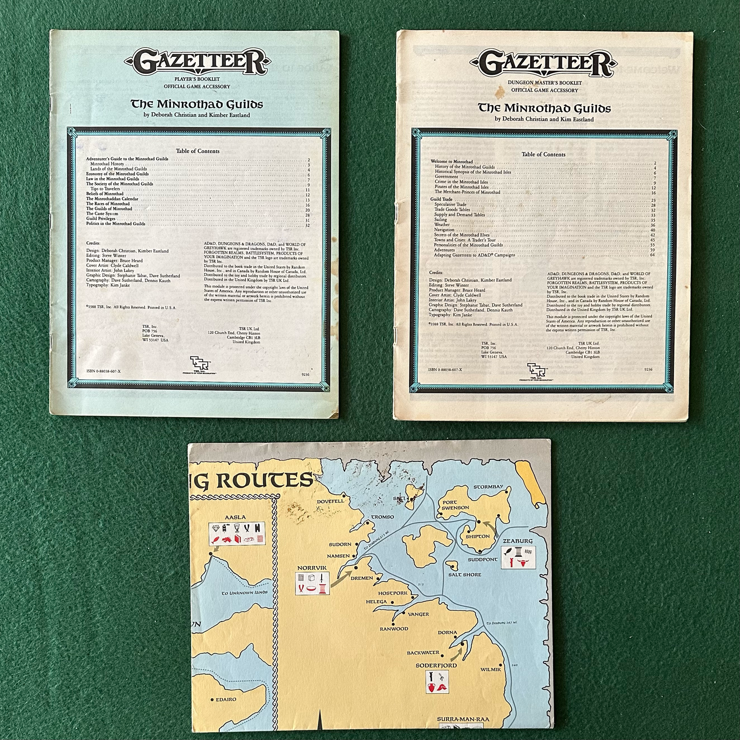 Vintage Dungeons & Dragons Accessory: Gazetteer - The Minrothad Guilds