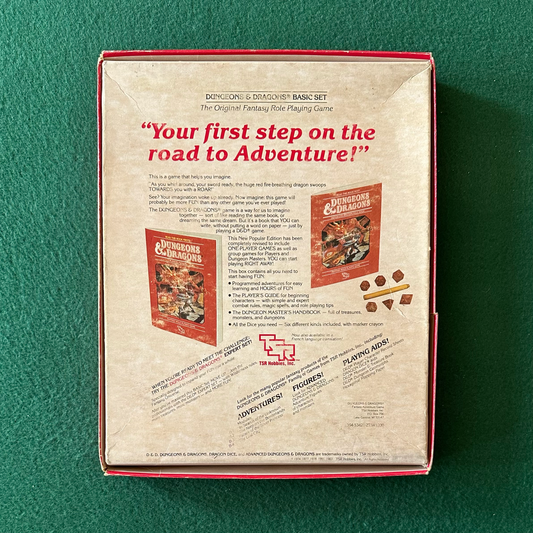 Vintage Dungeons & Dragons Box Set: Basic Rules Set 1 FIRST PRINTING W/ DICE